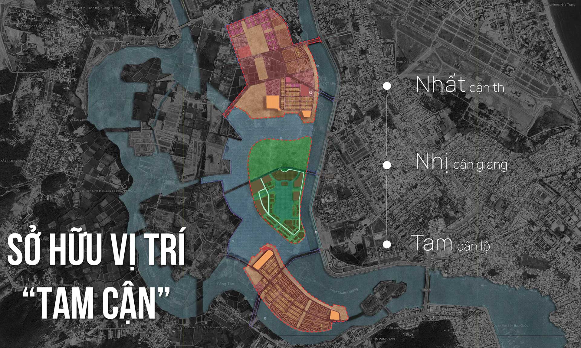 Vị trí dự án Charmora City Nha Trang by Sun Group